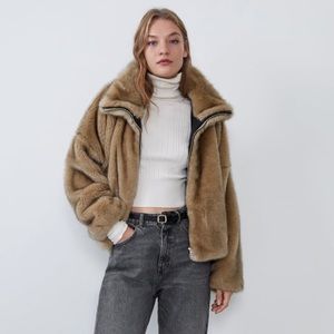 Zara Faux Fur Jacket